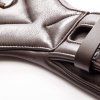 Popręg Anatomiczny Krótki Ujeżdżeniowy miękki skórzany KAVALKADE Comfort - bez gum - brązowy